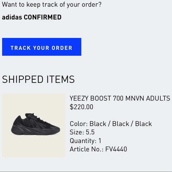 NIB AUTHENTIC YEEZY BOOST 700 MNVN ADULTS SIZE 5.5 - Picture 2 of 9